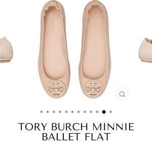 Tory Burch Minnie Ballet Flats in Soft Pink